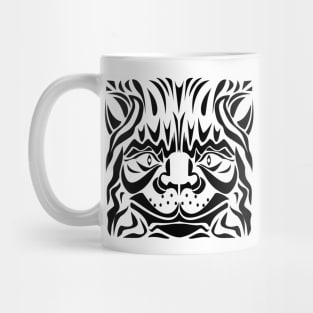 Cat's Head - Dark on Light Mug